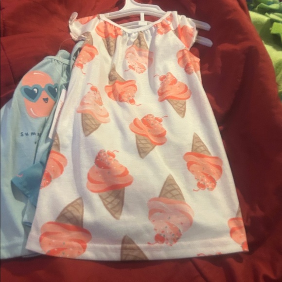 NWT Sz 3t  3pc summer vibes pajamas - Picture 4 of 5